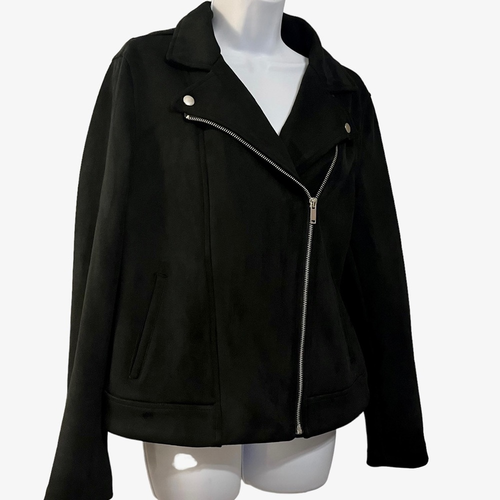 Old Navy | Black Suede Jacket
